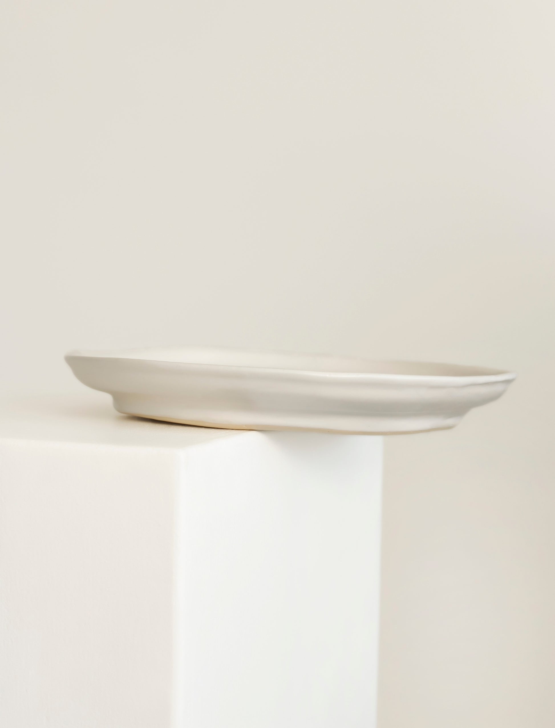 The DINNER PLATE in white