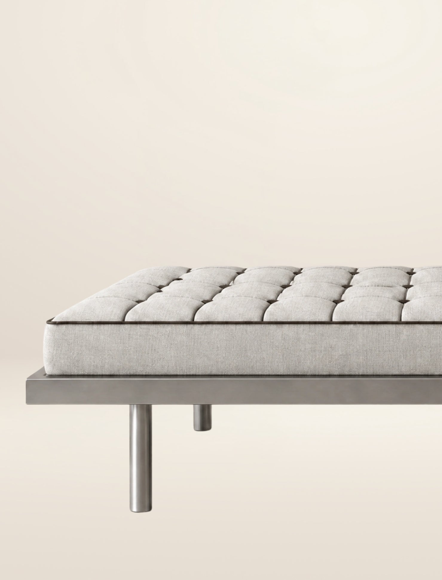 The VERONA day bed in salt and steel