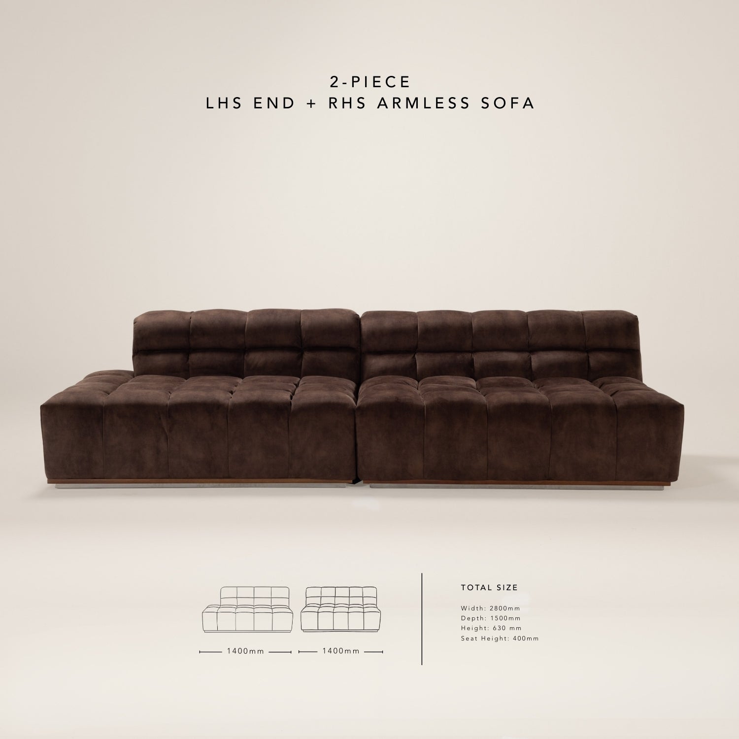 The CADBURRY modular sofa