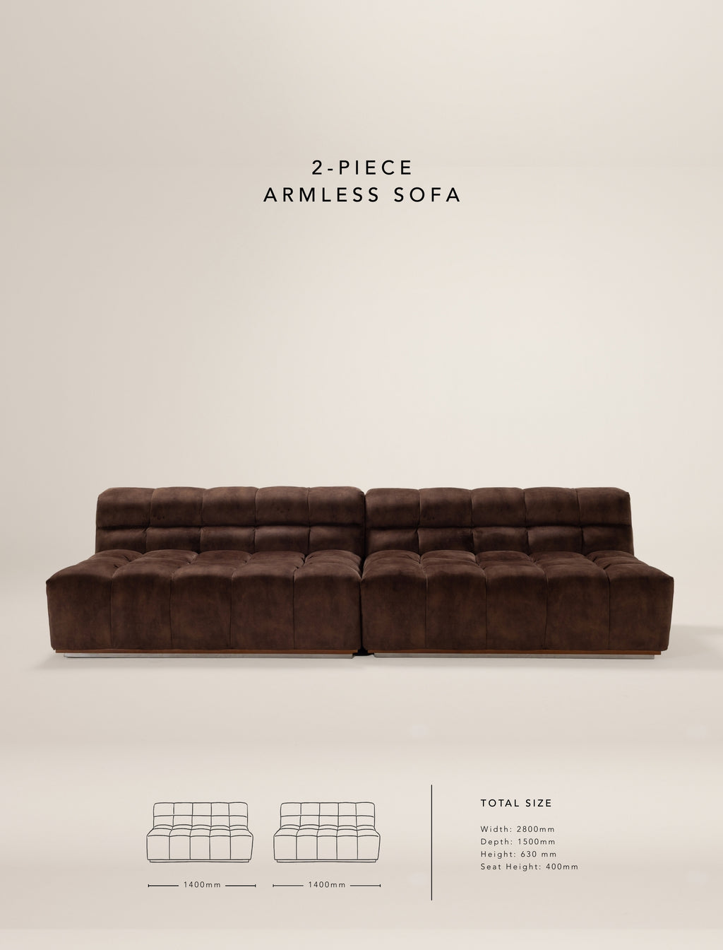 The CADBURRY modular sofa