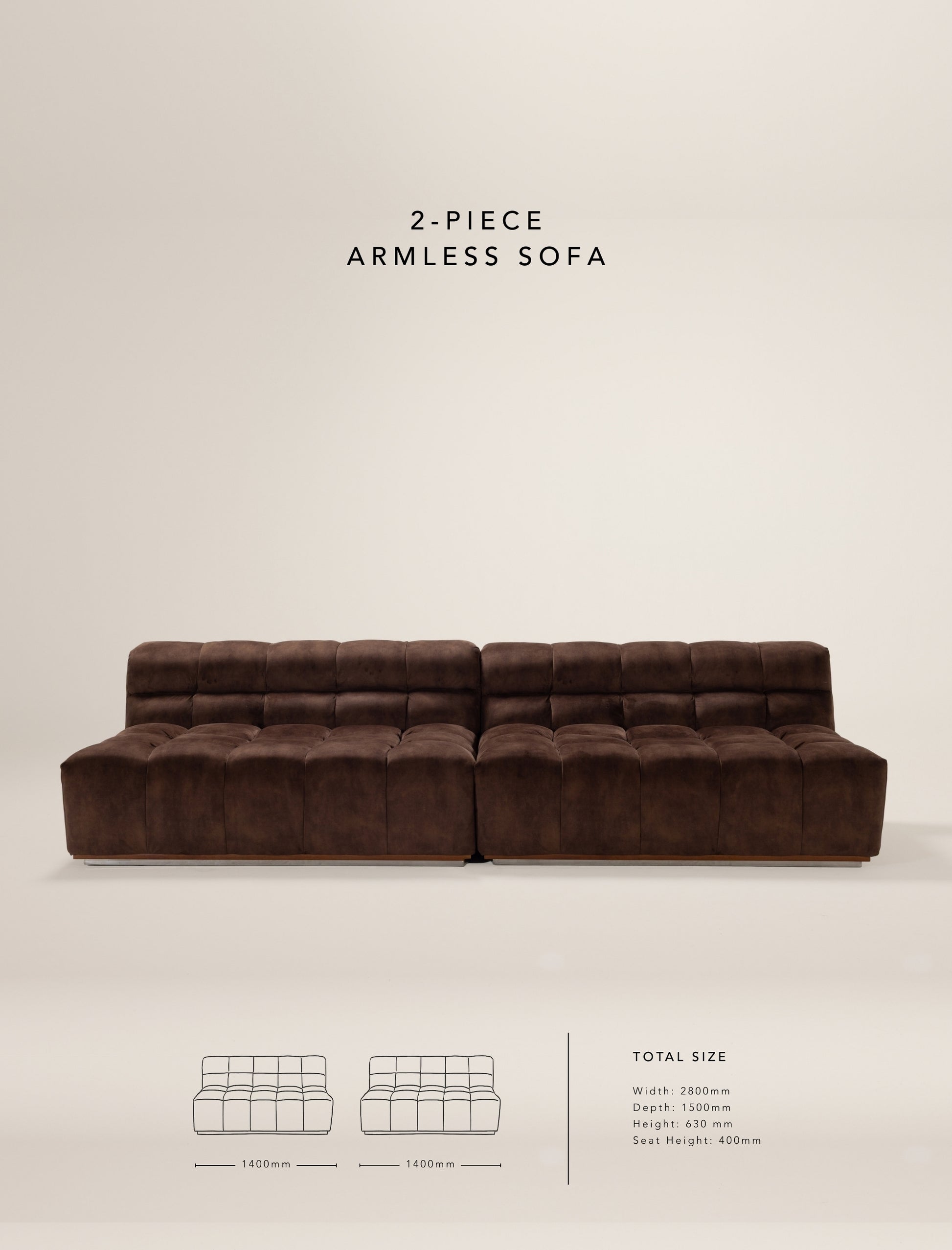 The CADBURRY modular sofa