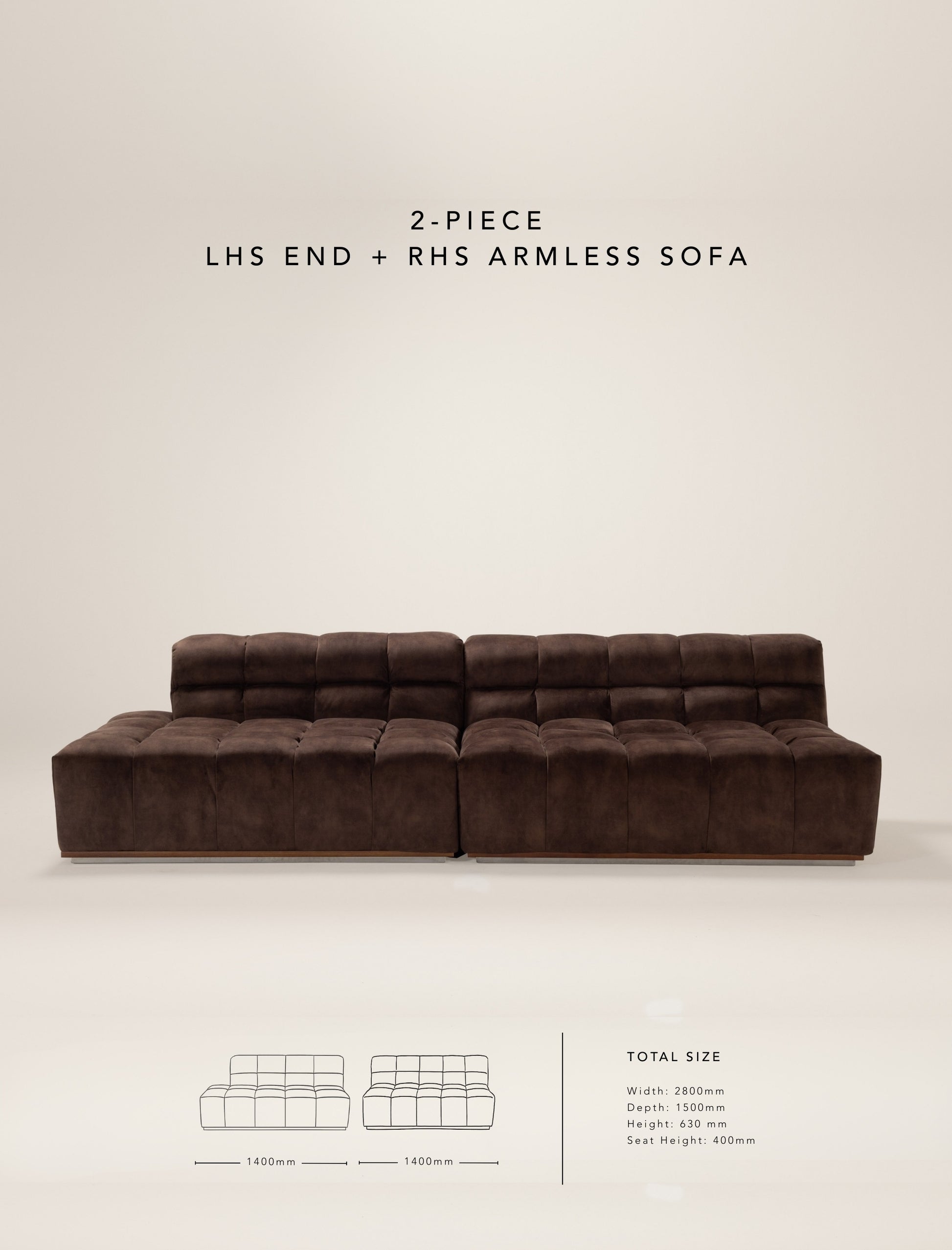 The CADBURRY modular sofa