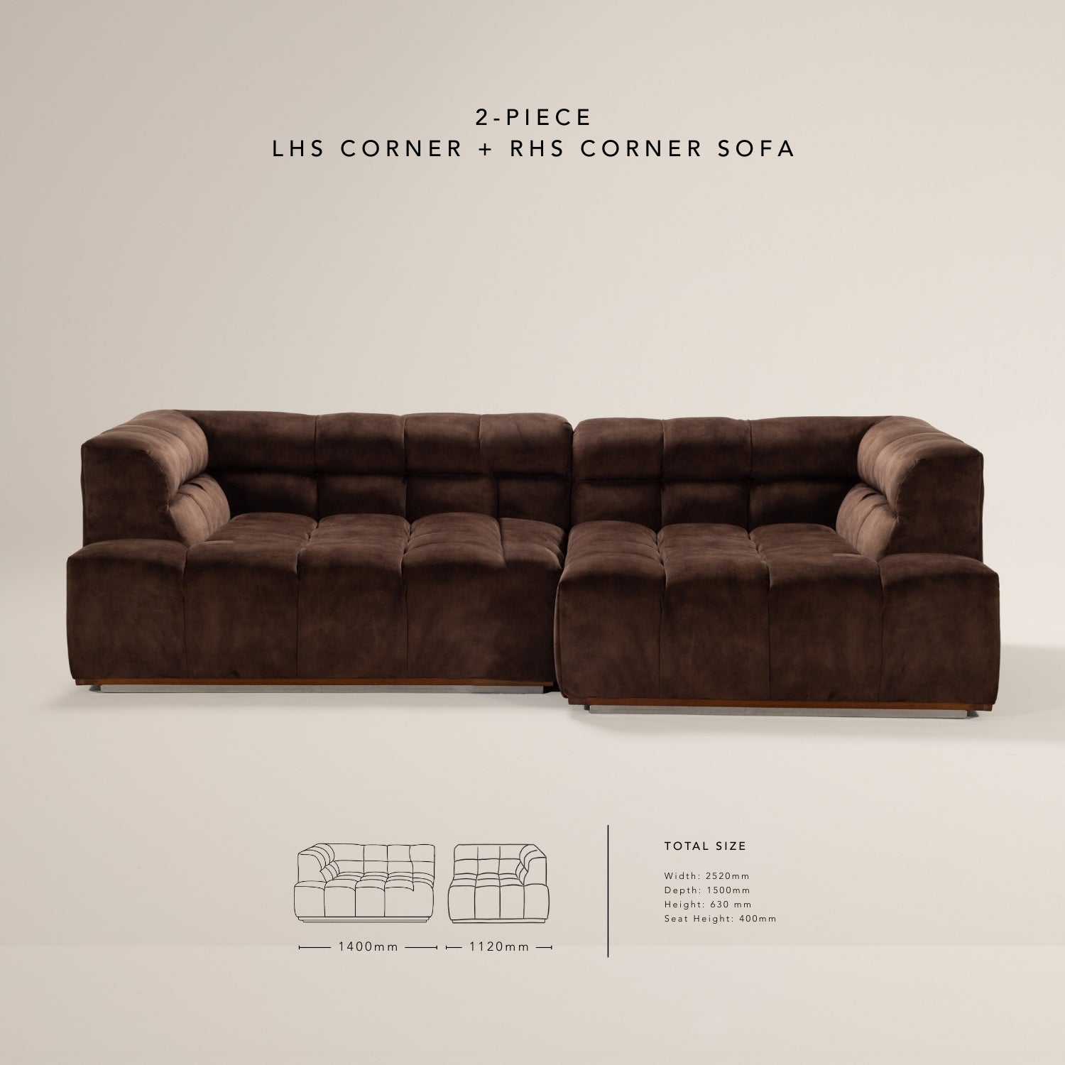 The CADBURRY modular sofa
