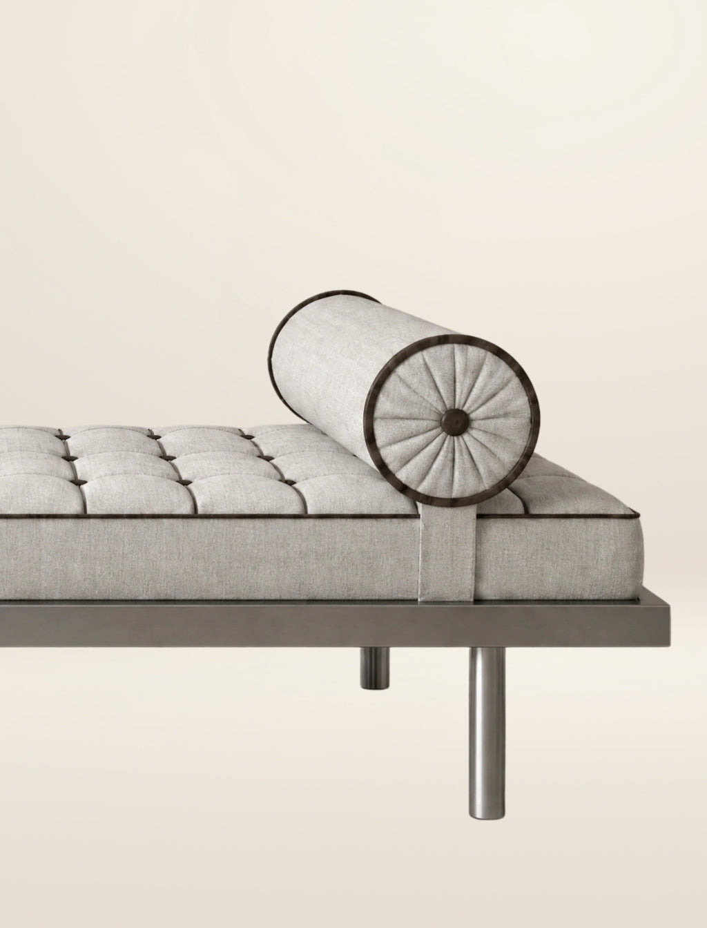 The VERONA day bed in salt and steel