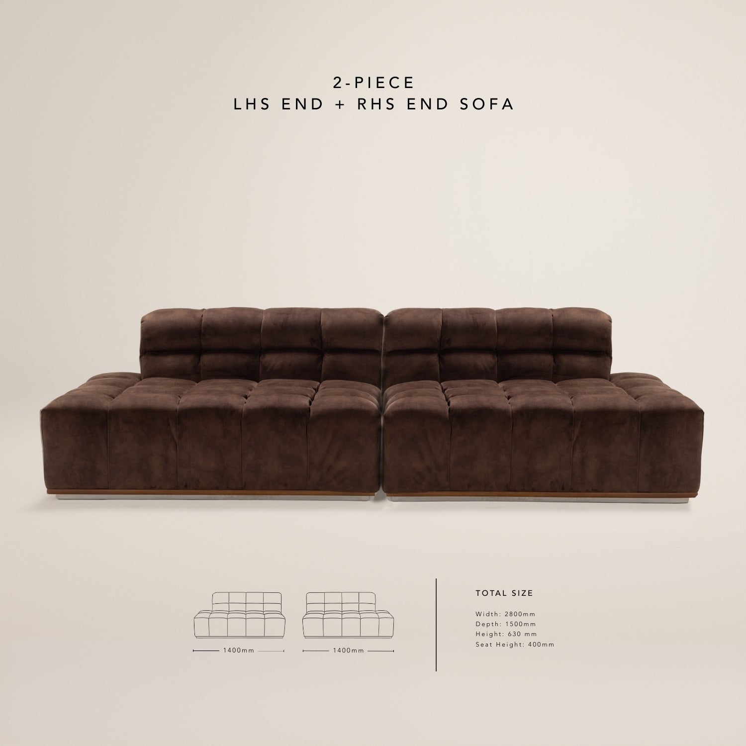 The CADBURRY modular sofa