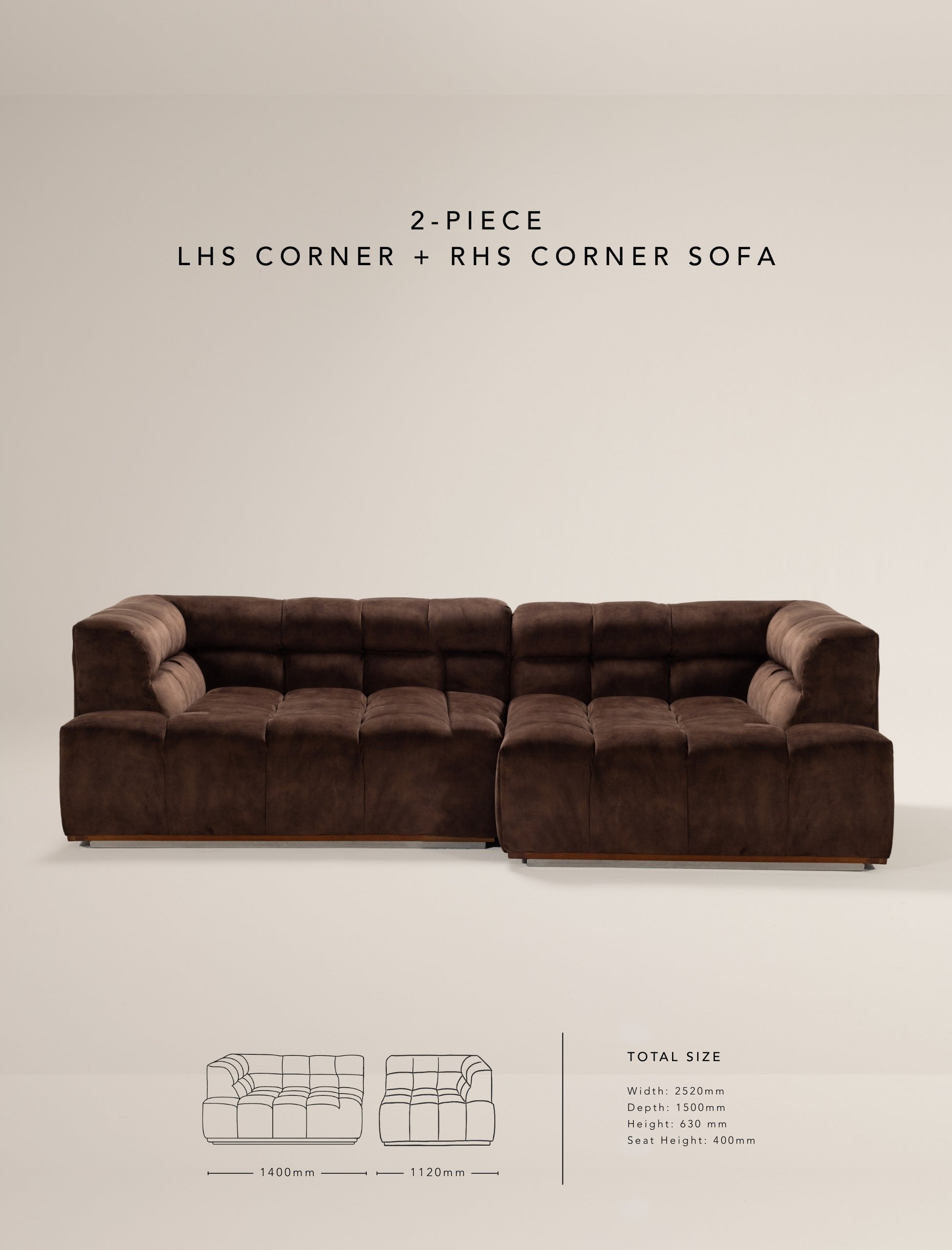 The CADBURRY modular sofa