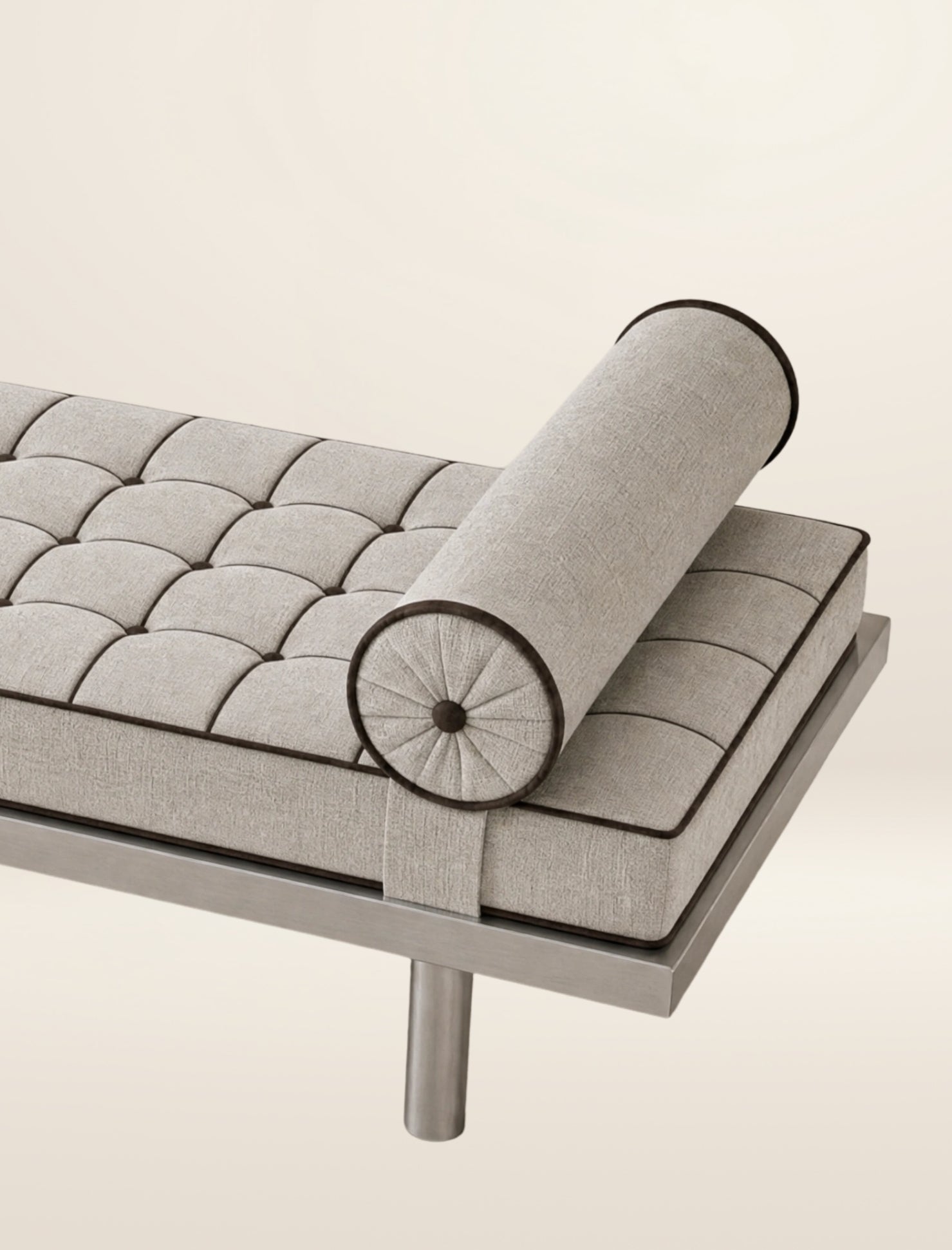 The VERONA day bed in salt and steel