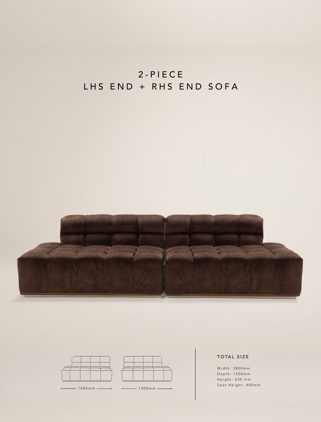 The CADBURRY modular sofa