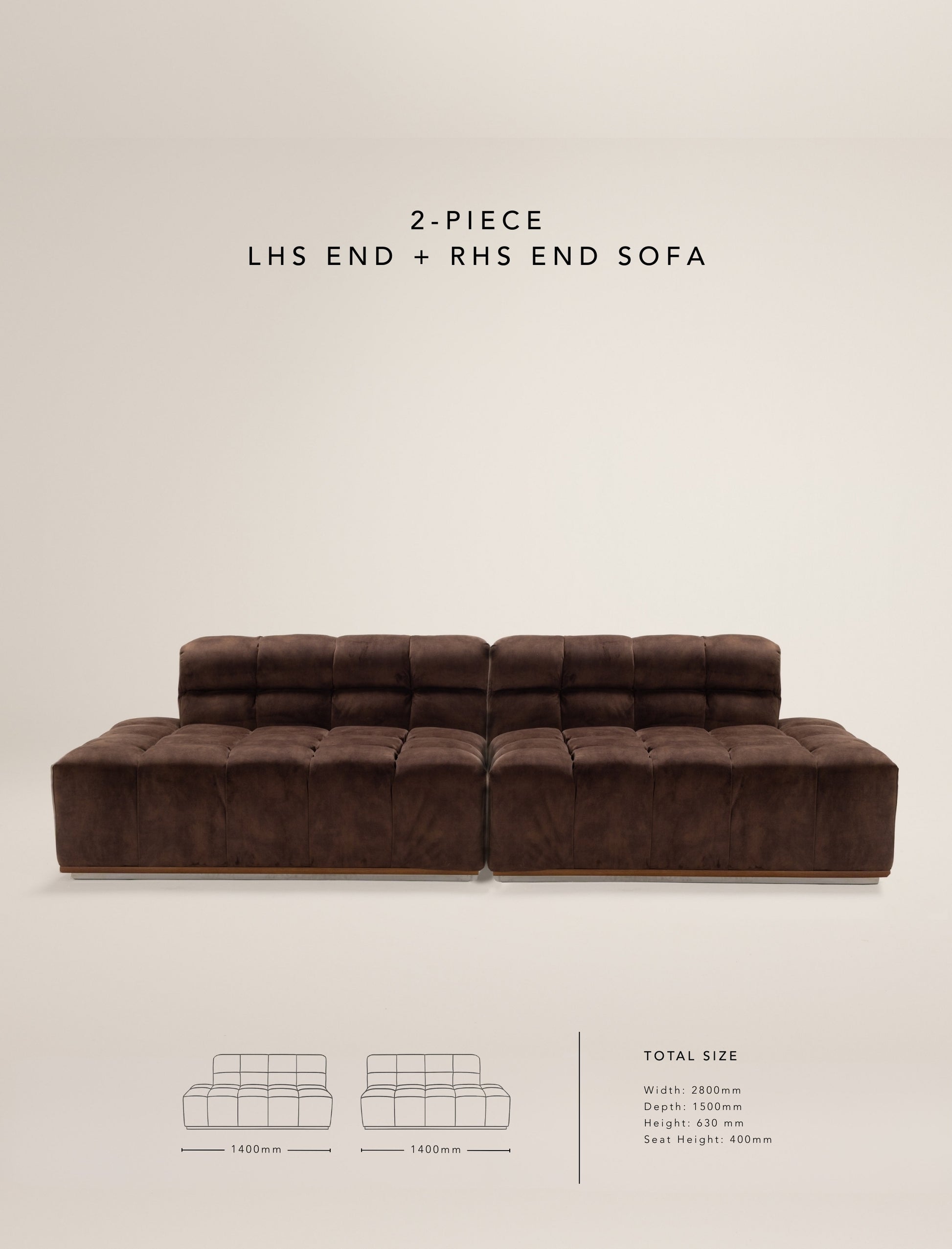 The CADBURRY modular sofa