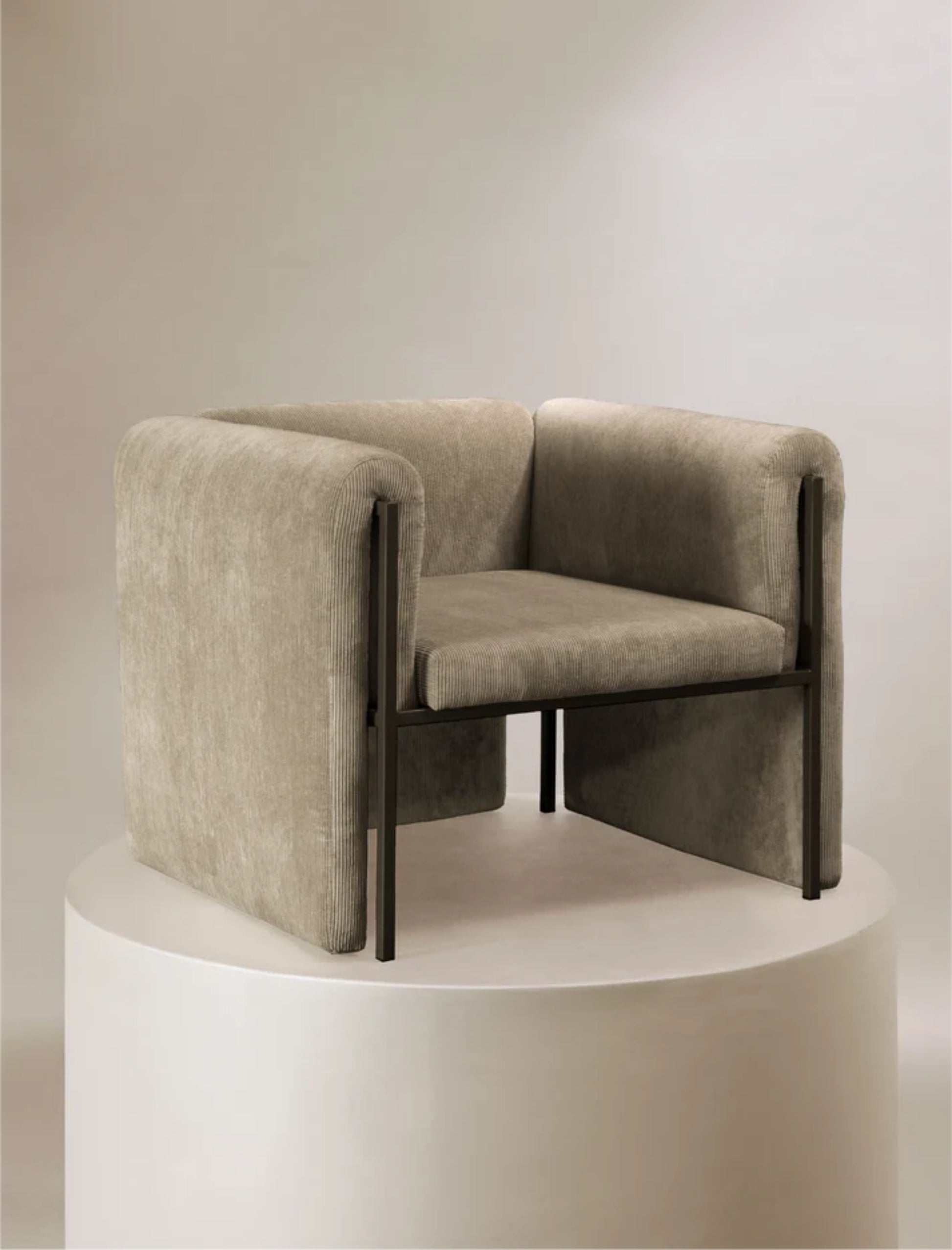 The THERAPIST occasional chair in beige