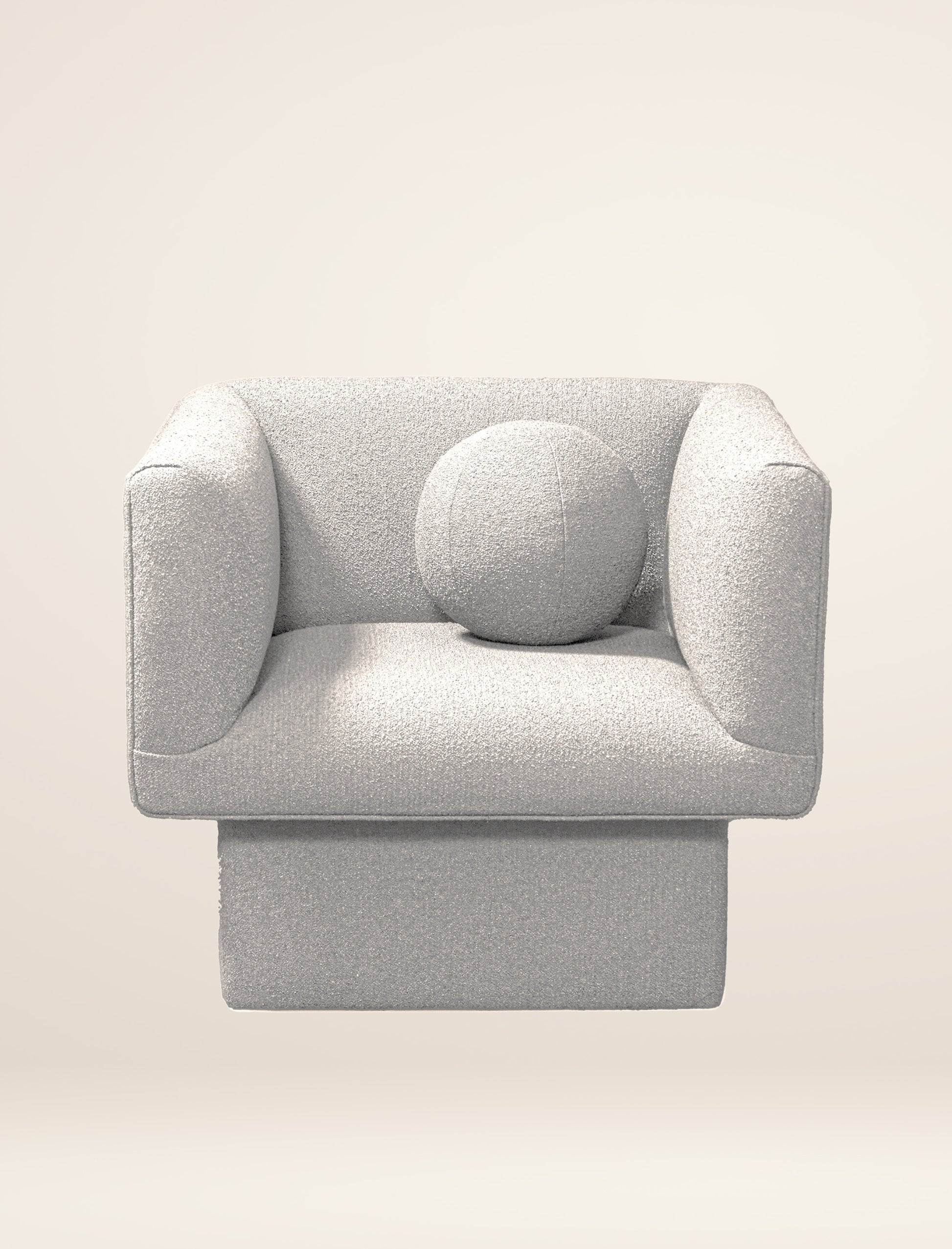 The CLIFTON IN BALANCE armchair in salt