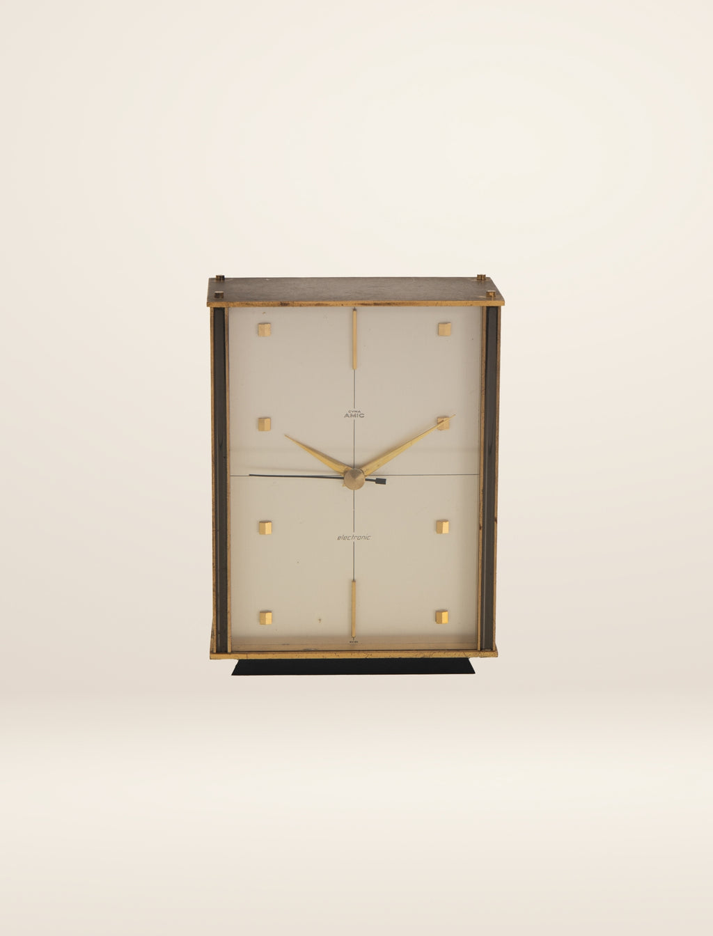 Mid-century Modern Cyma Amic Mantle Clock - Curación Collection