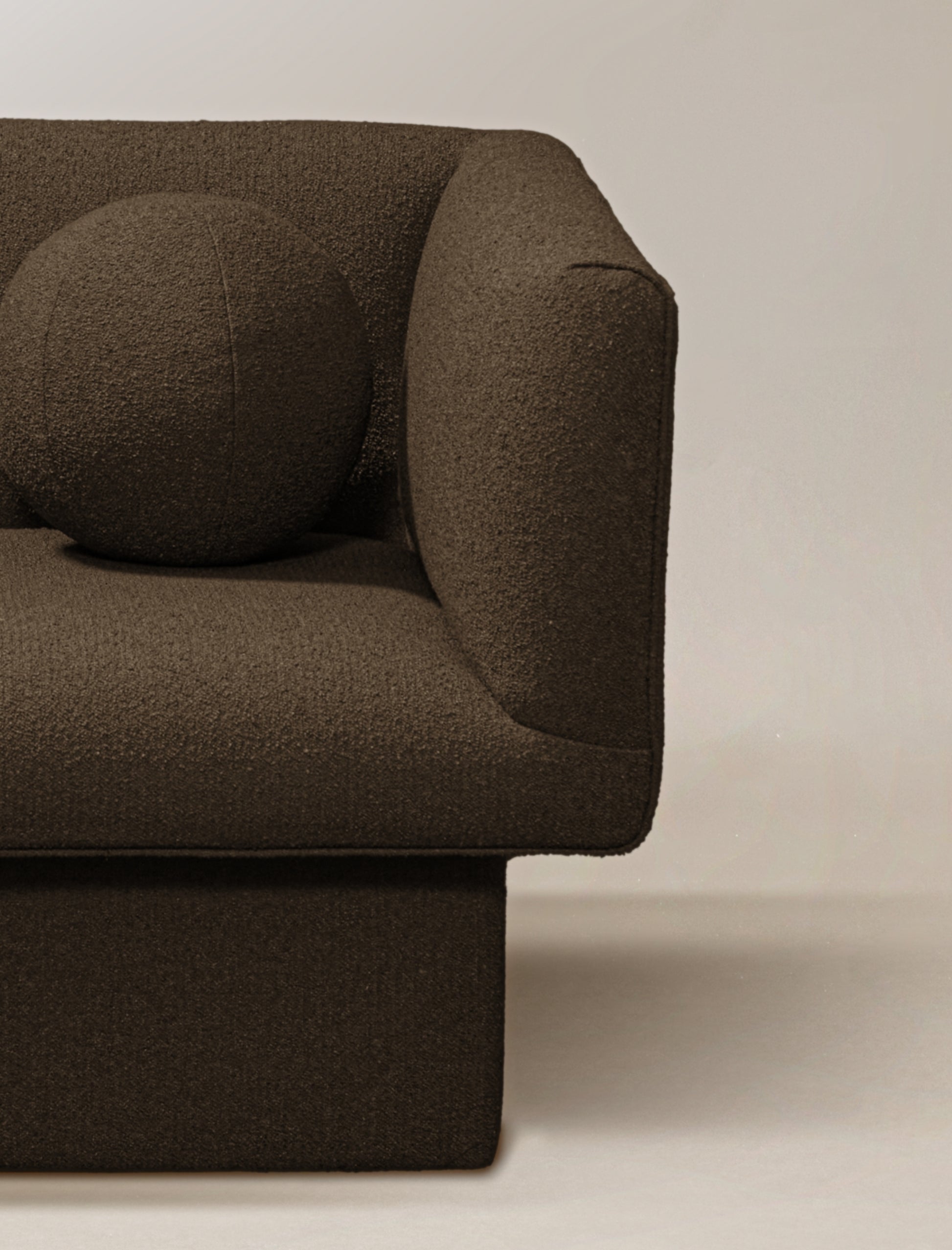 The CLIFTON IN BALANCE armchair in fabric