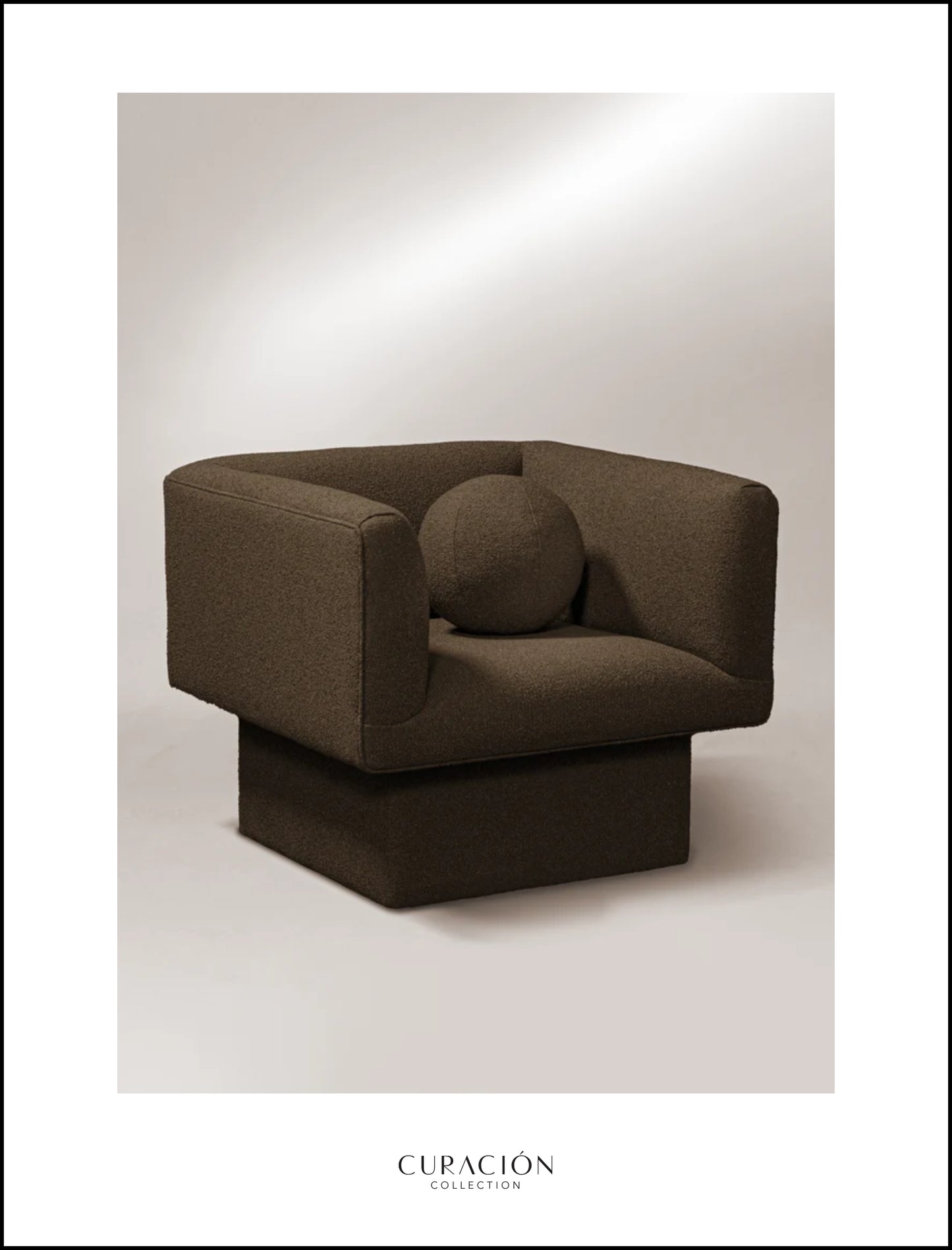 The CLIFTON IN BALANCE armchair in fabric