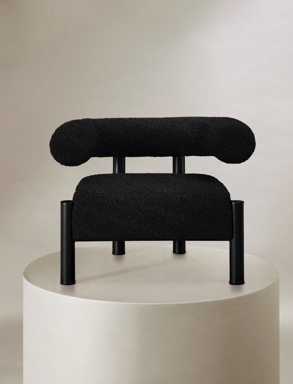 The CASEY occasional chair in black