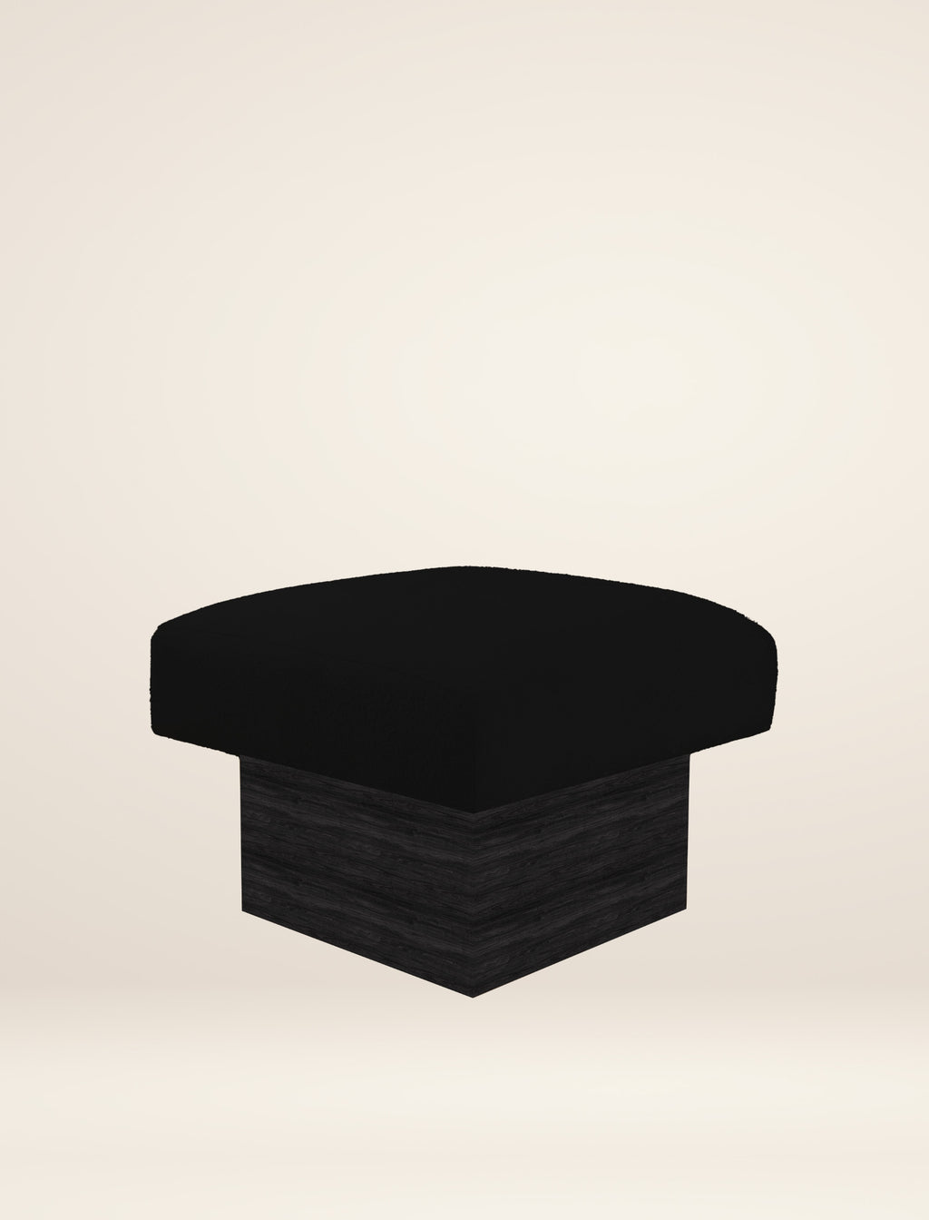 The CLIFTON IN BALANCE OTTOMAN in char