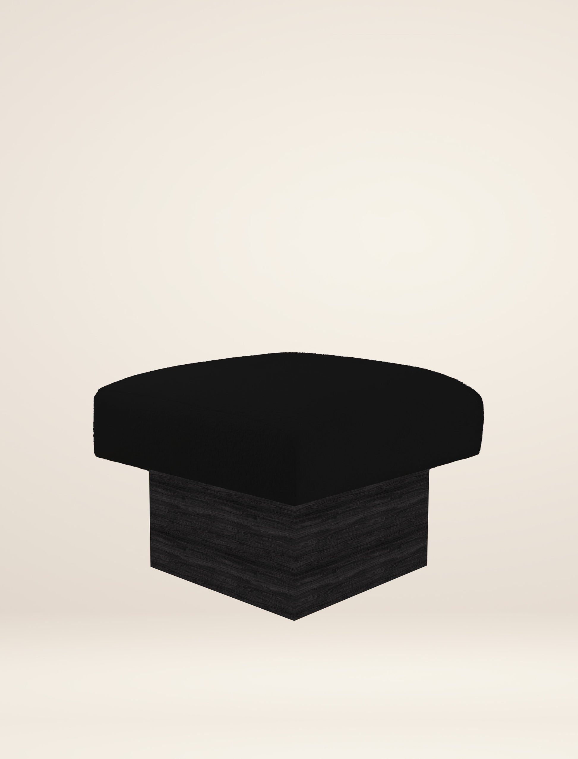 The CLIFTON IN BALANCE OTTOMAN in char