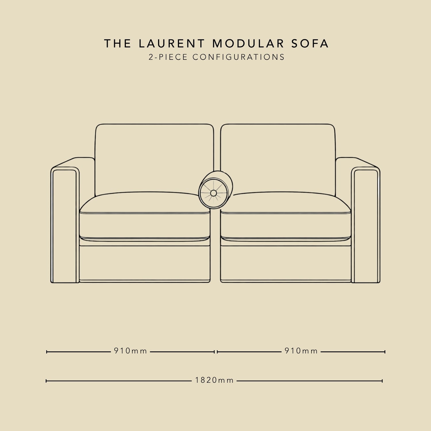 The LAURENT modular sofa
