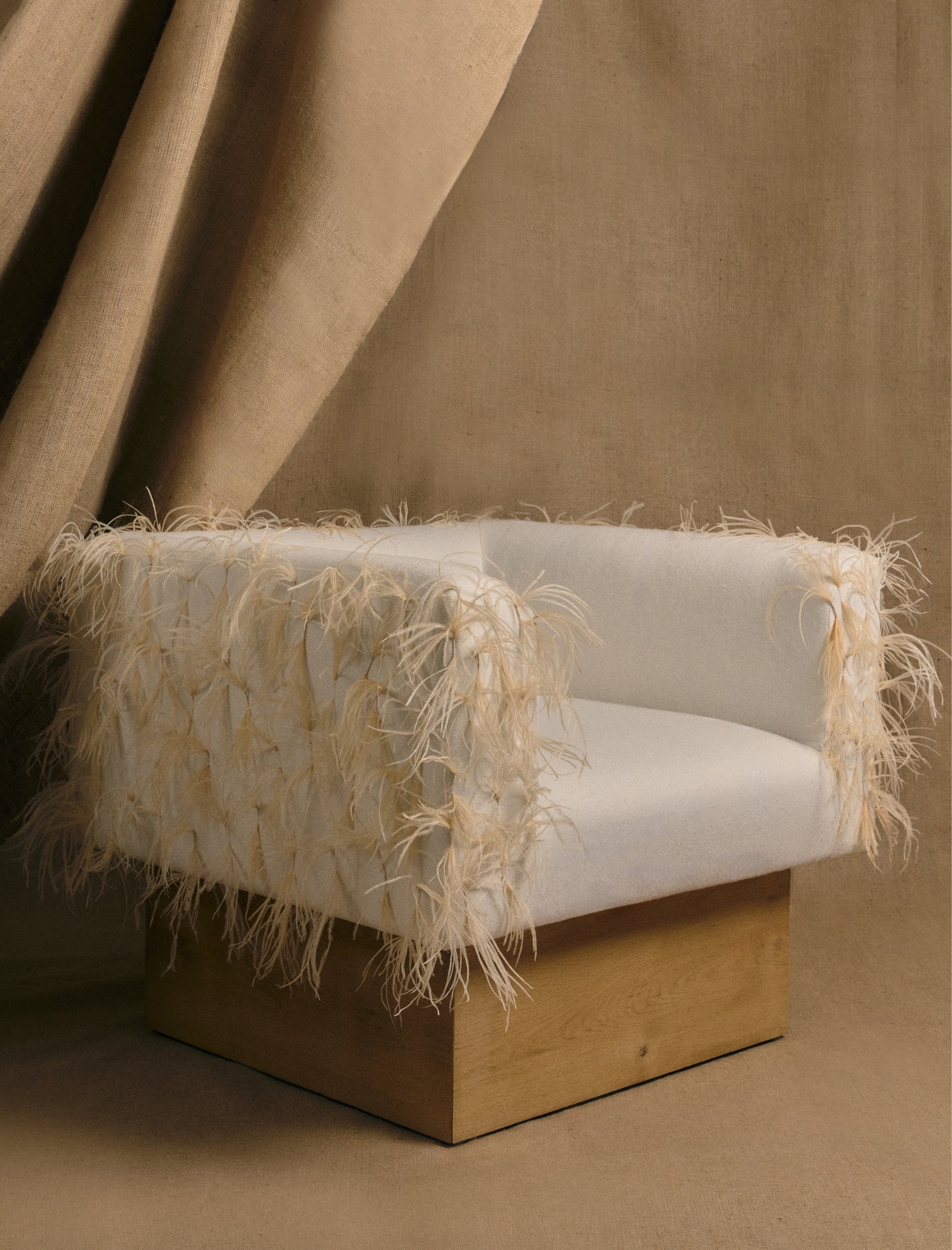 The CLIFTON IN FEATHERS armchair