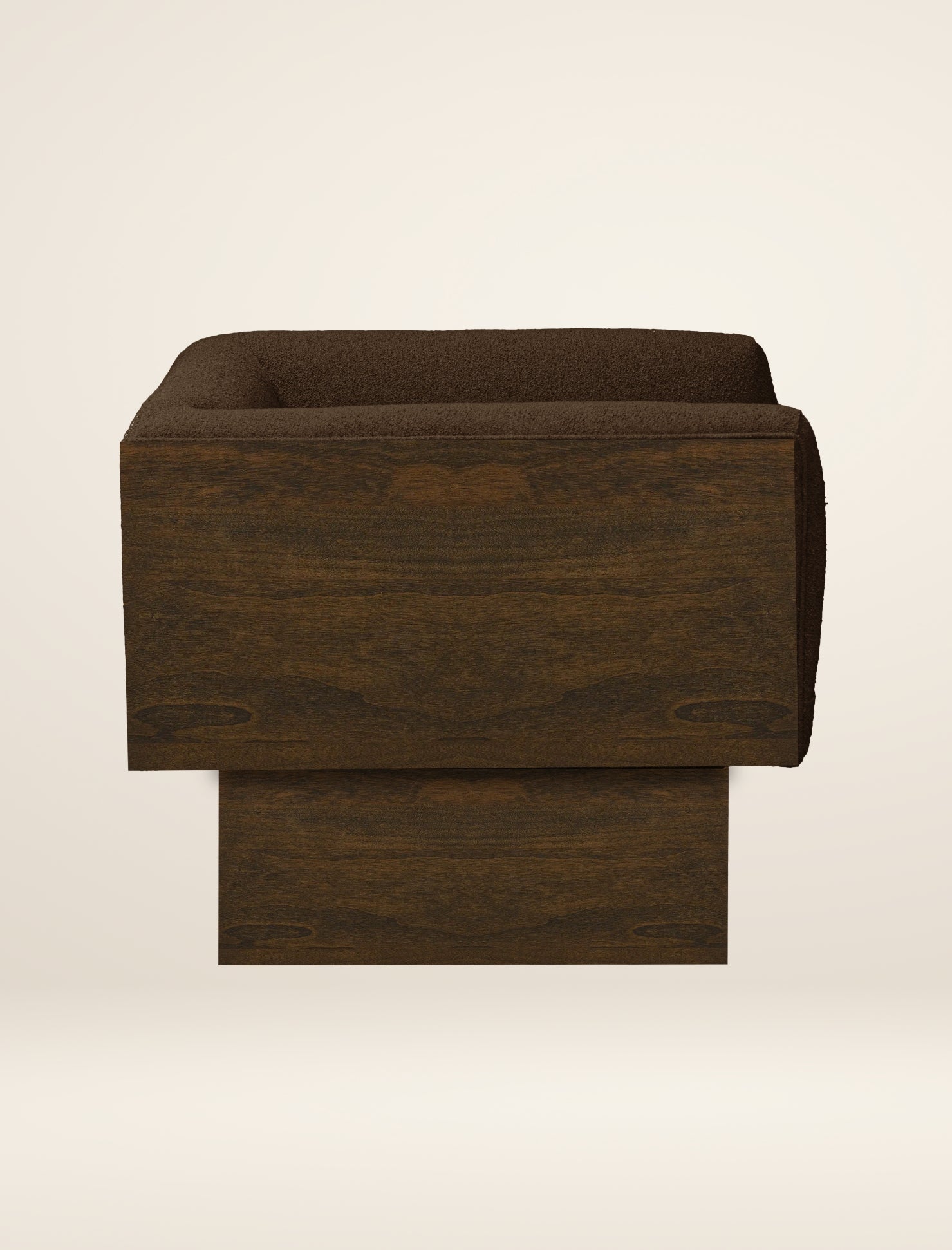 The CLIFTON IN BALANCE armchair in tobacco