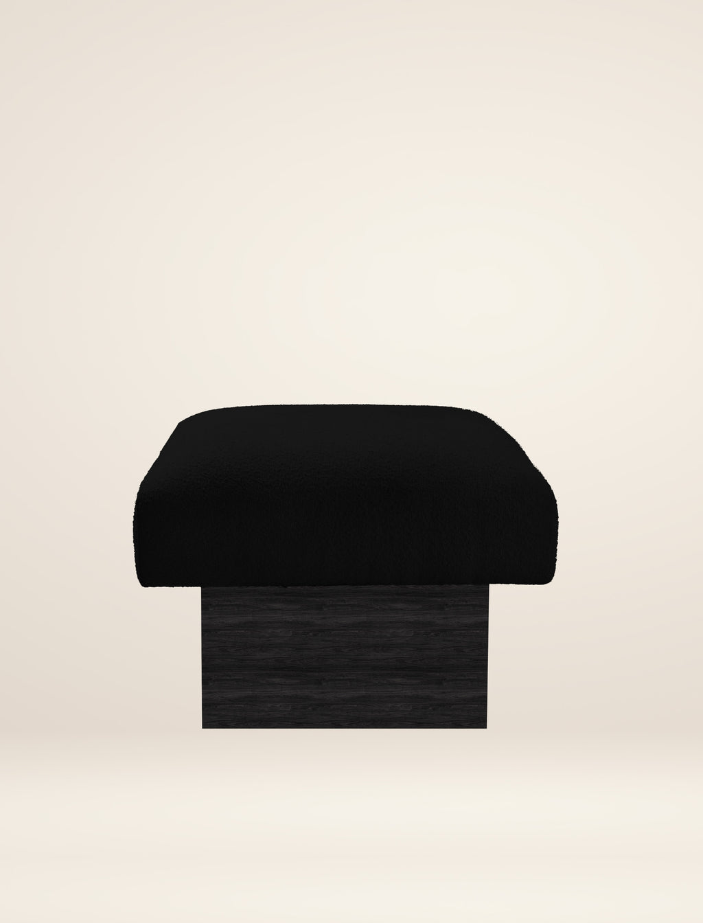 The CLIFTON IN BALANCE OTTOMAN in char