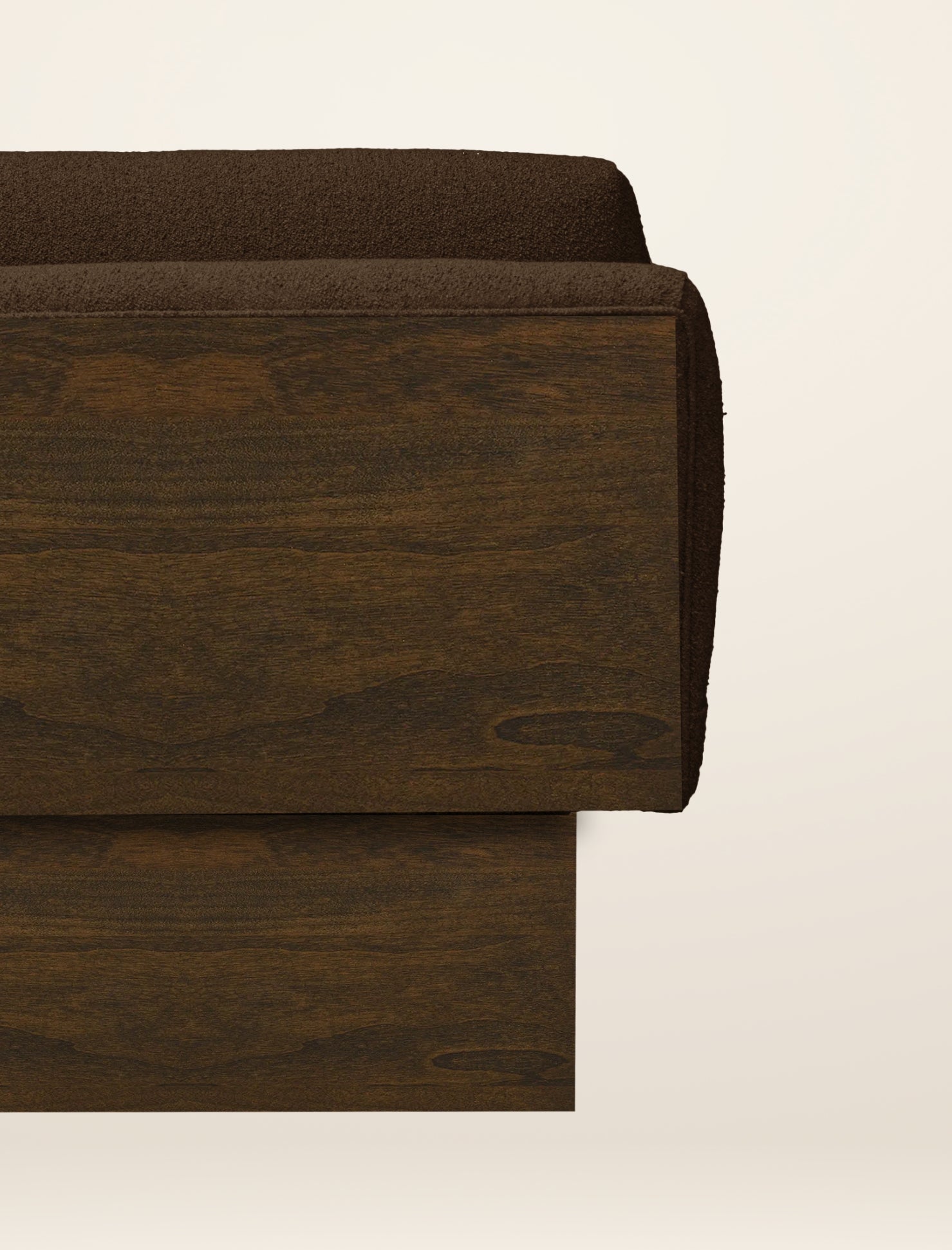 The CLIFTON IN BALANCE armchair in tobacco