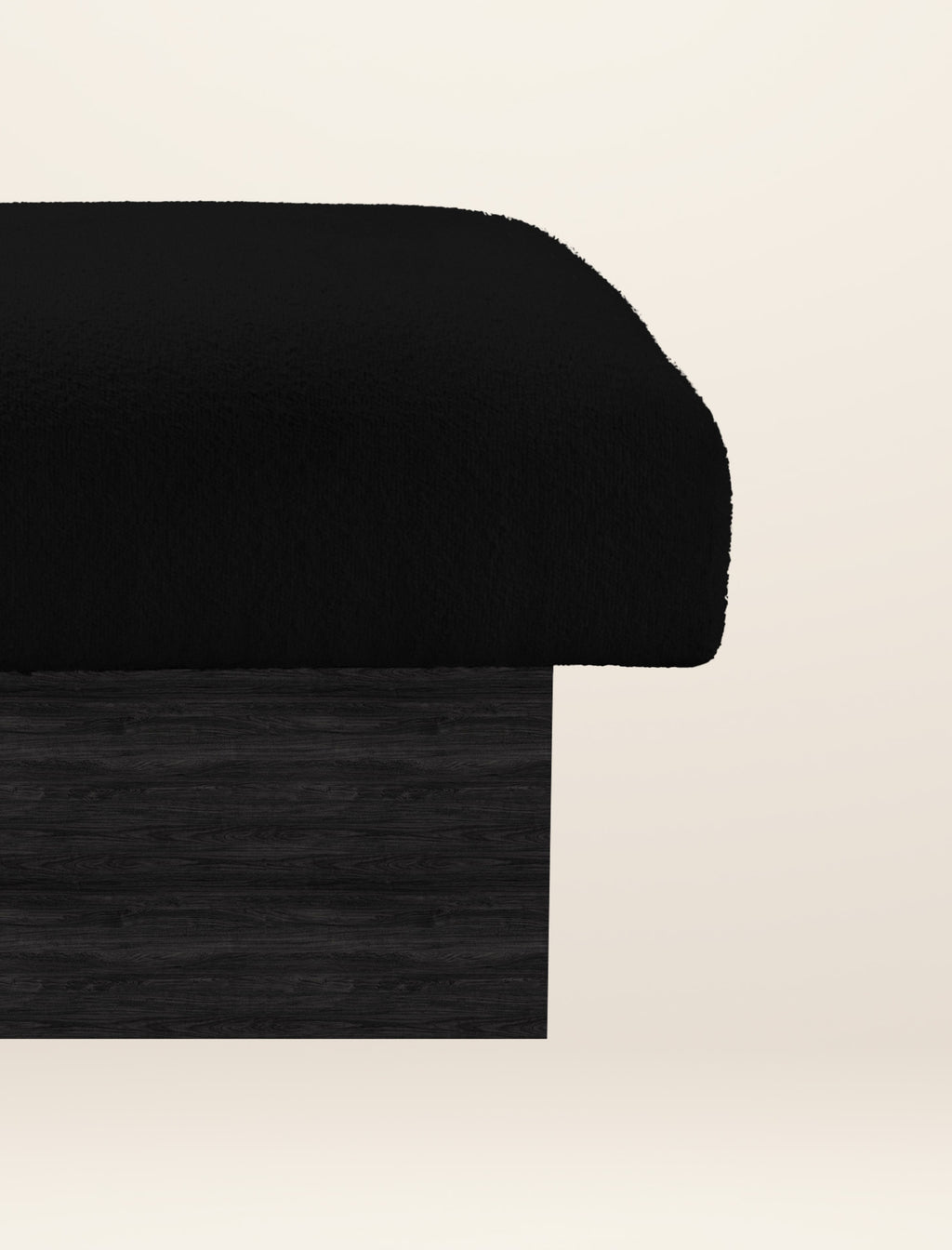 The CLIFTON IN BALANCE OTTOMAN in char