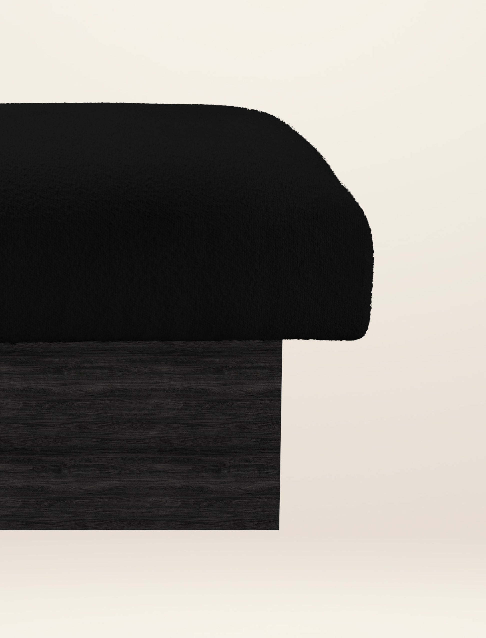 The CLIFTON IN BALANCE OTTOMAN in char