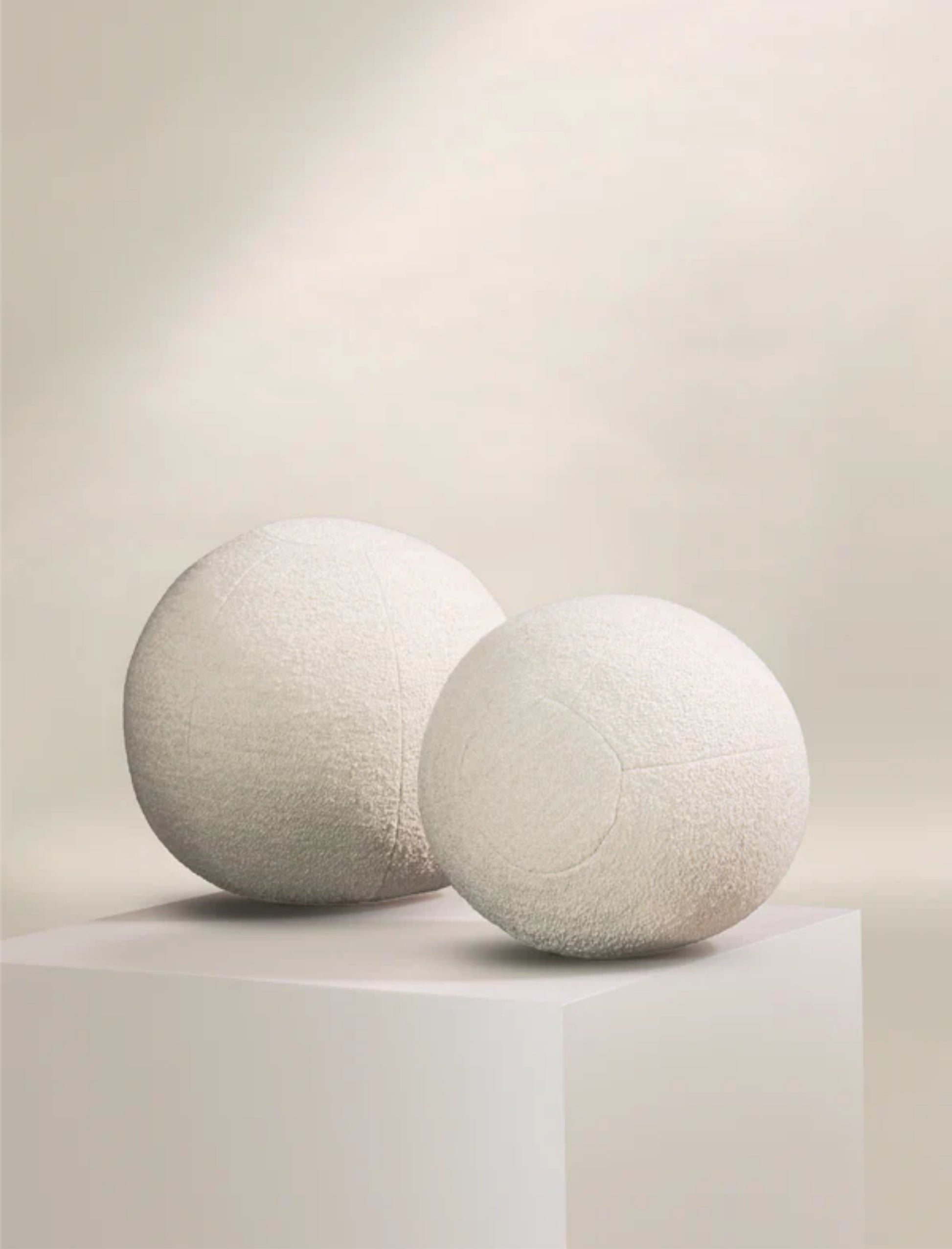 The TREAT scatter in beige boucle