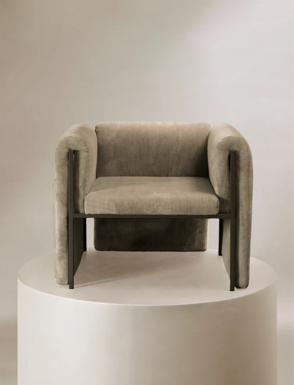 The THERAPIST occasional chair in beige