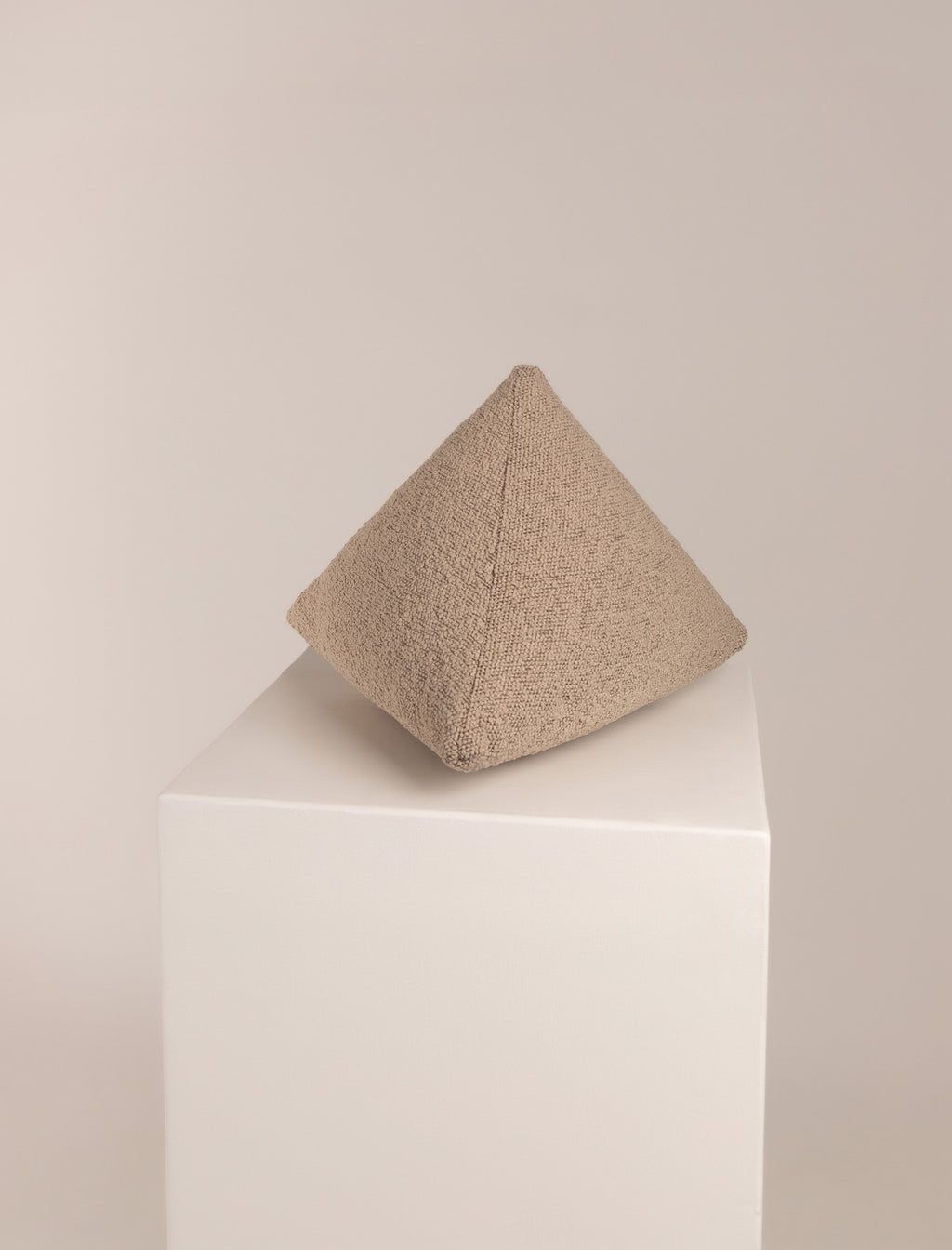The PYRAMID scatter in mocha boucle