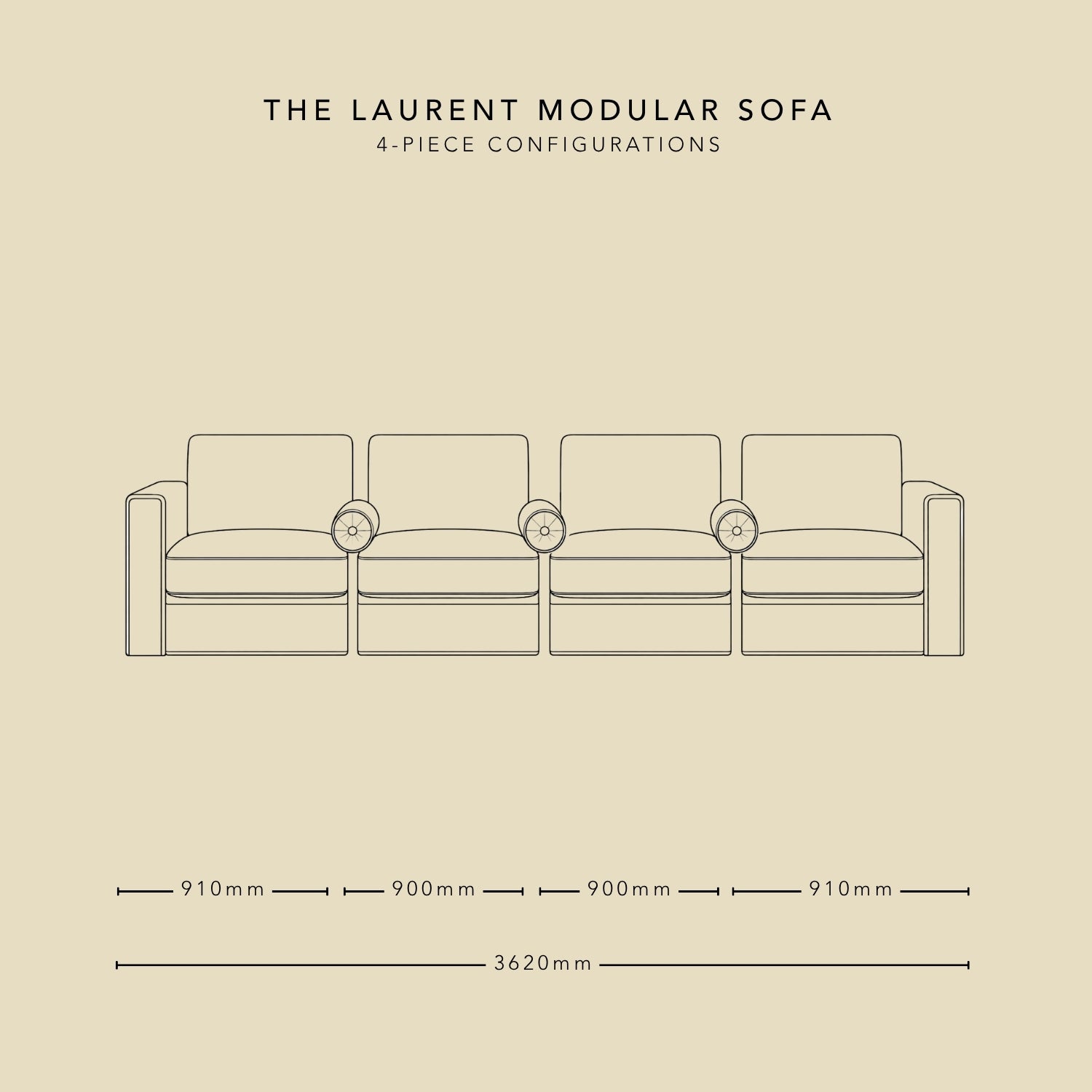 The LAURENT modular sofa