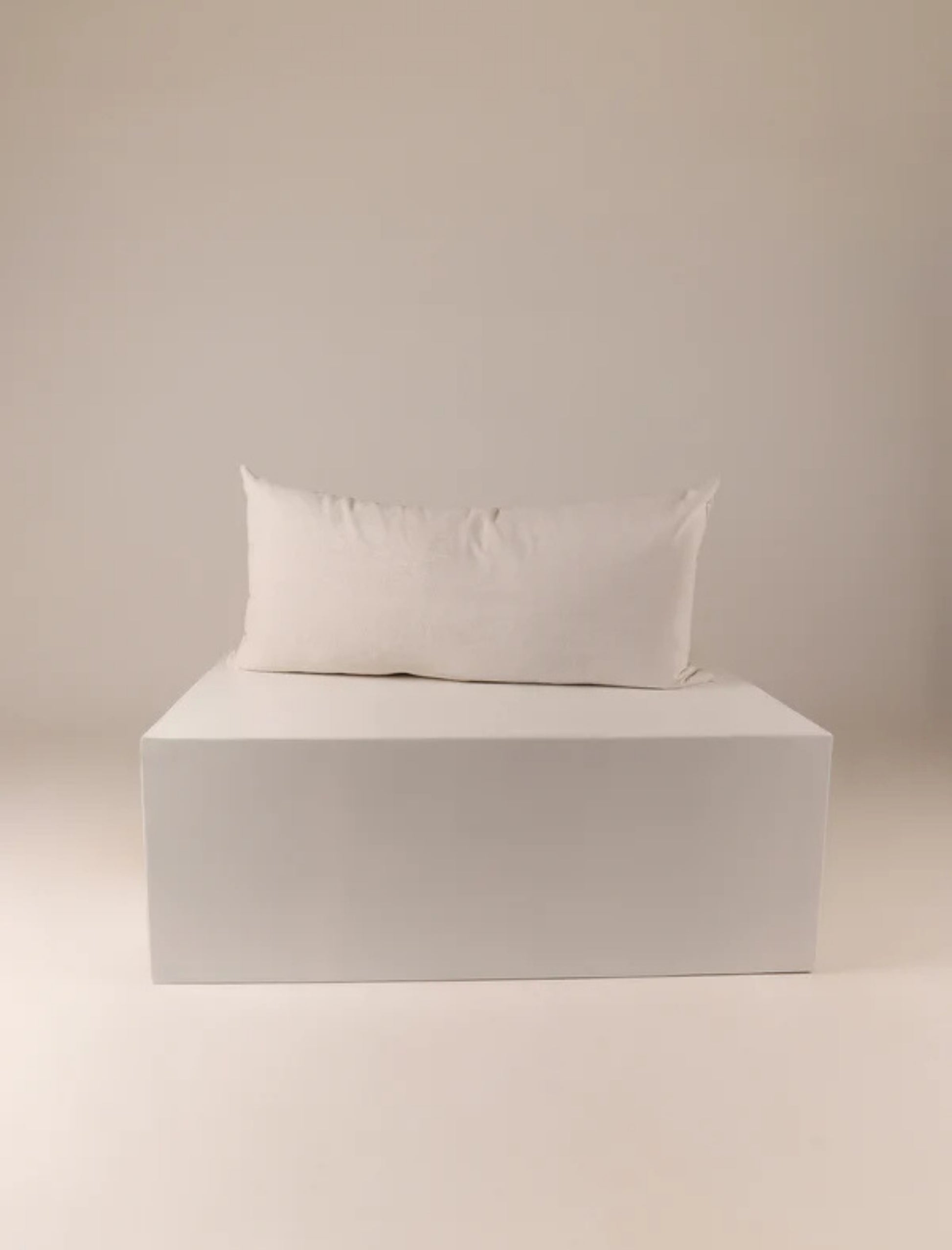 The RECTANGULAR scatter in white corduroy