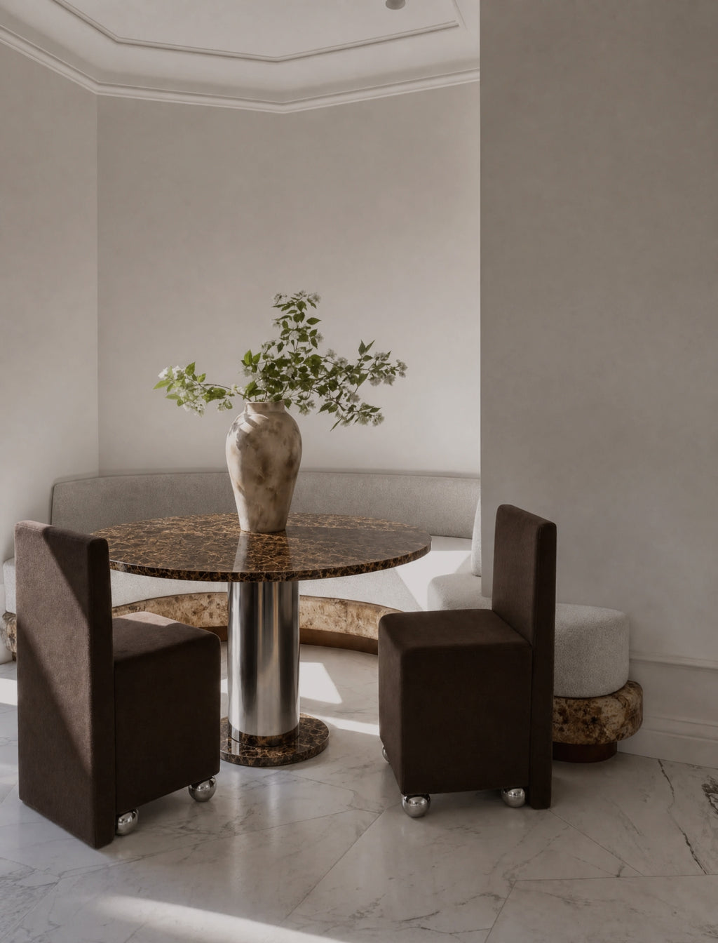 The SOMETHING IN THE MIDDLE dining table
