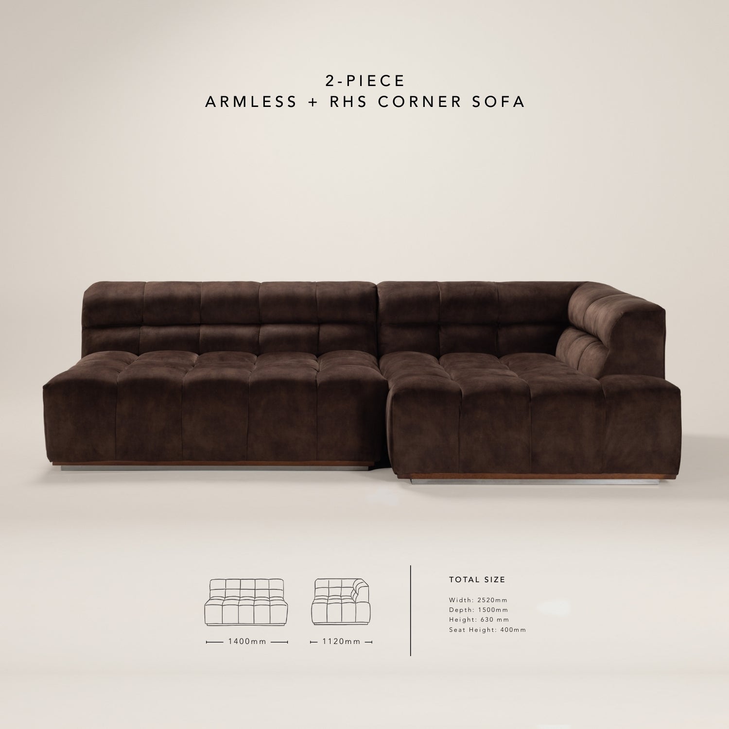 The CADBURRY modular sofa