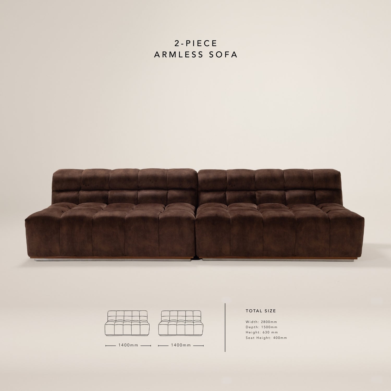 The CADBURRY modular sofa