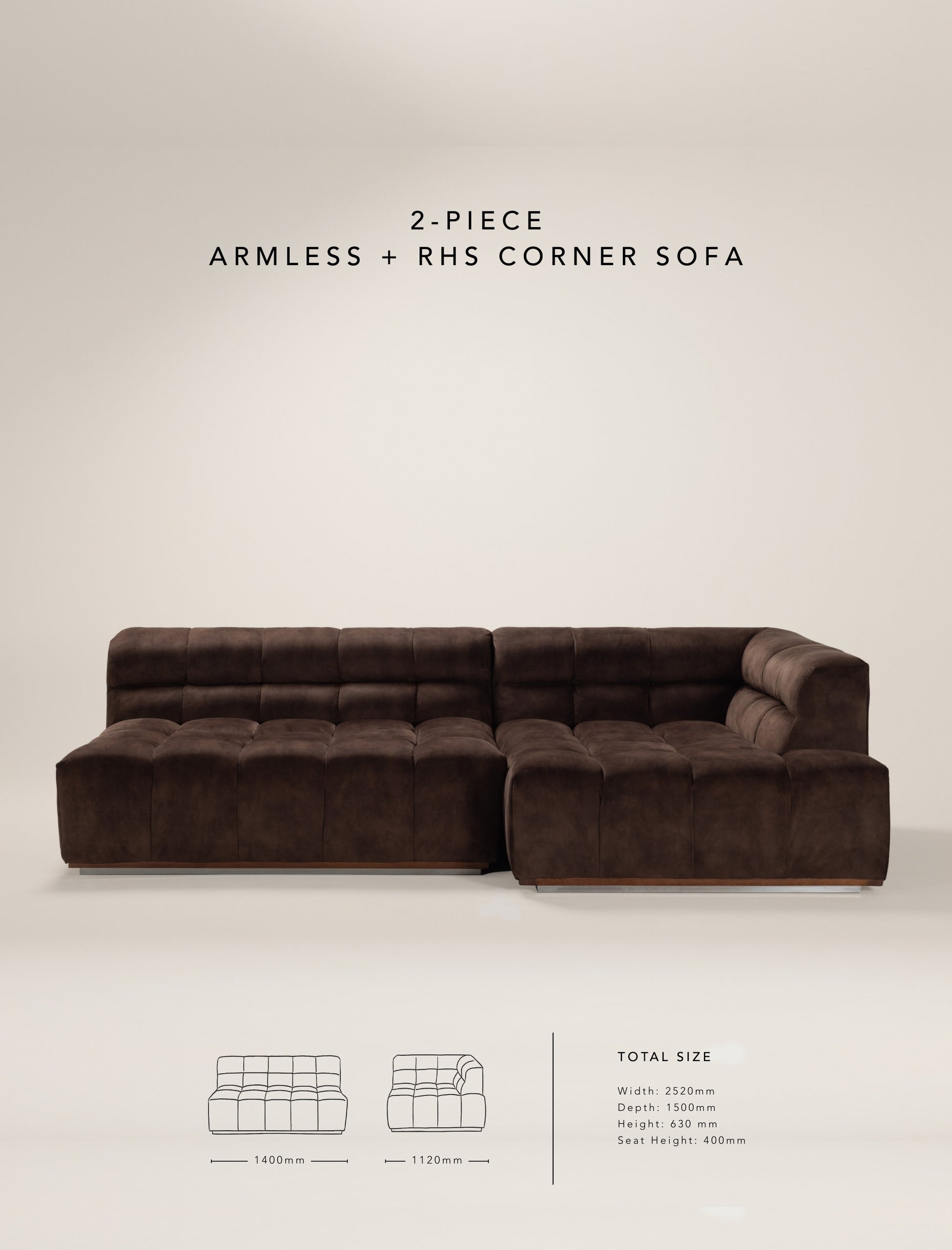 The CADBURRY modular sofa