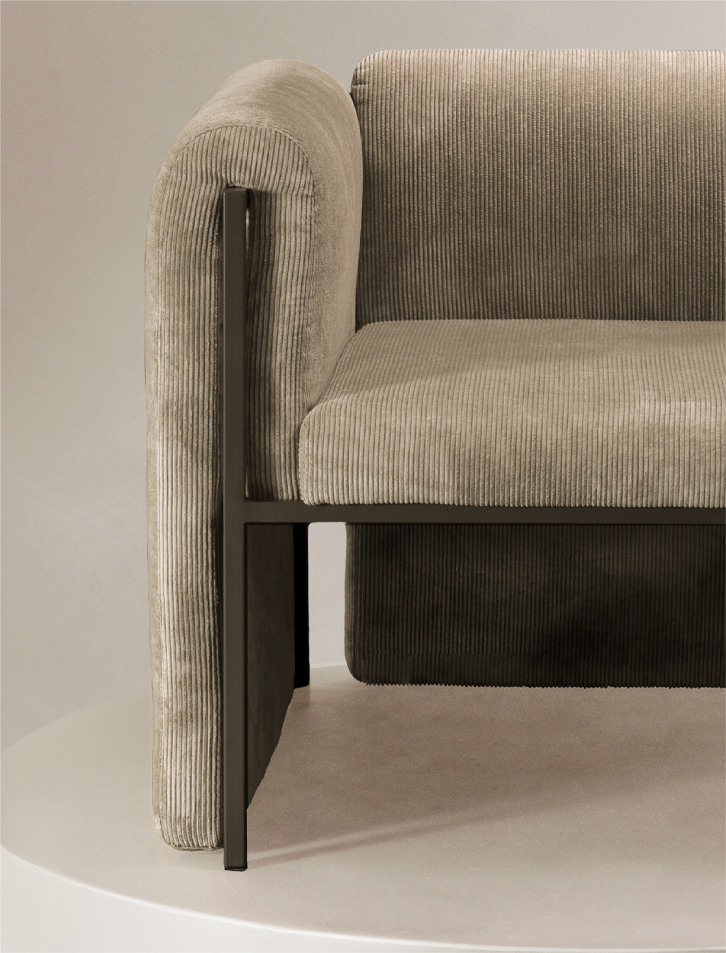The THERAPIST occasional chair in beige