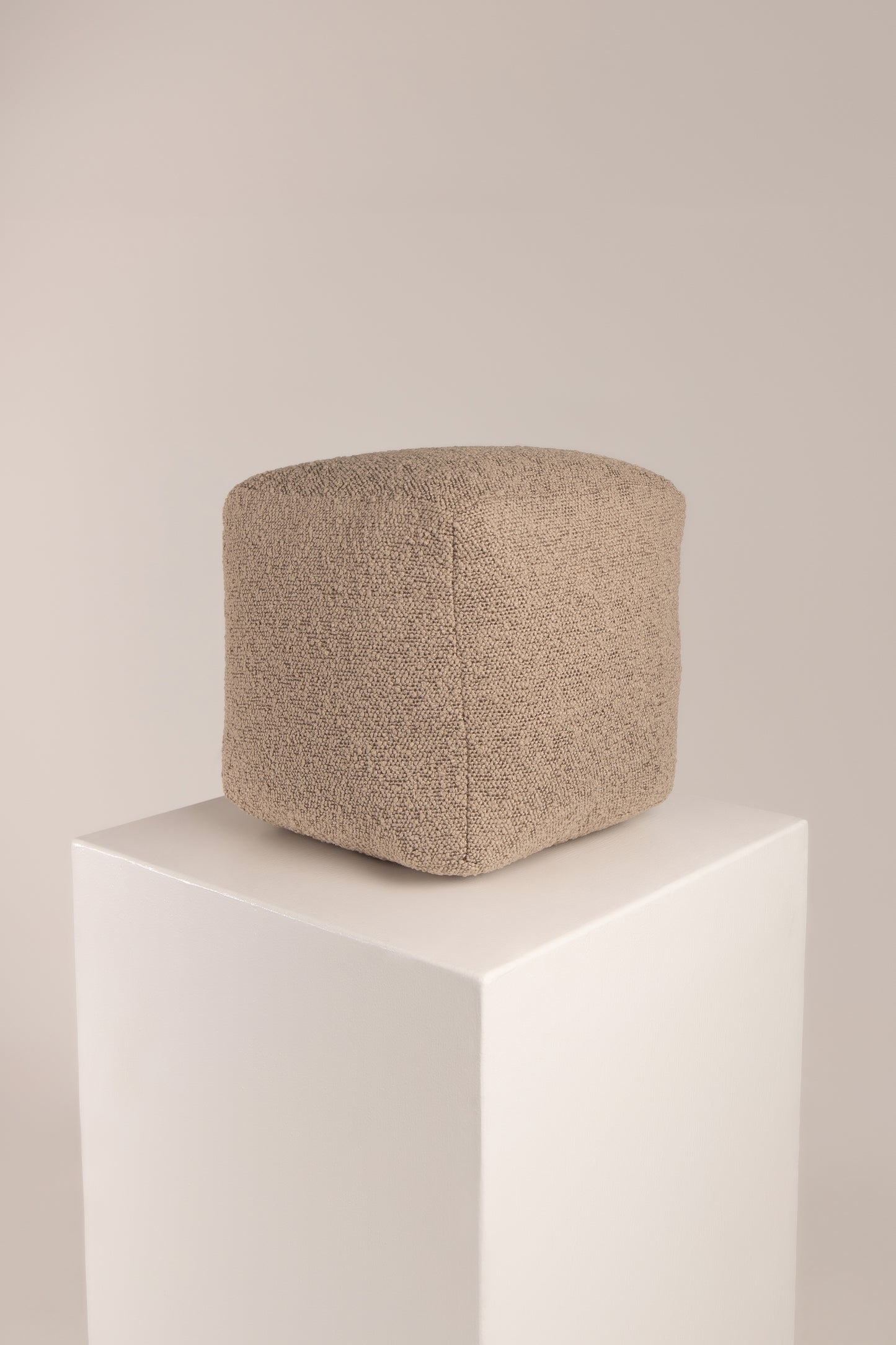 The CUBE scatter in beige boucle