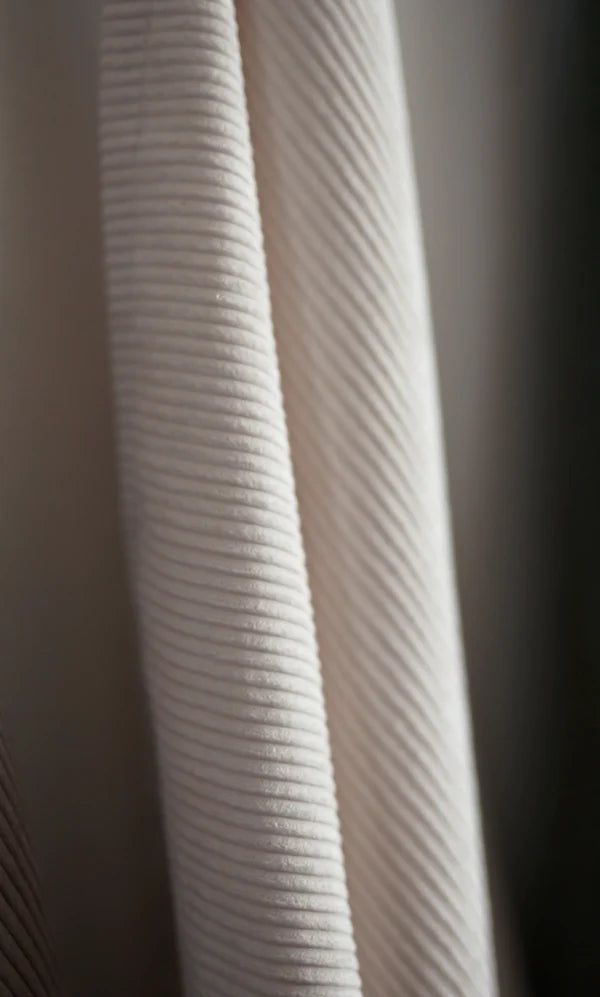 The RECTANGULAR scatter in white corduroy