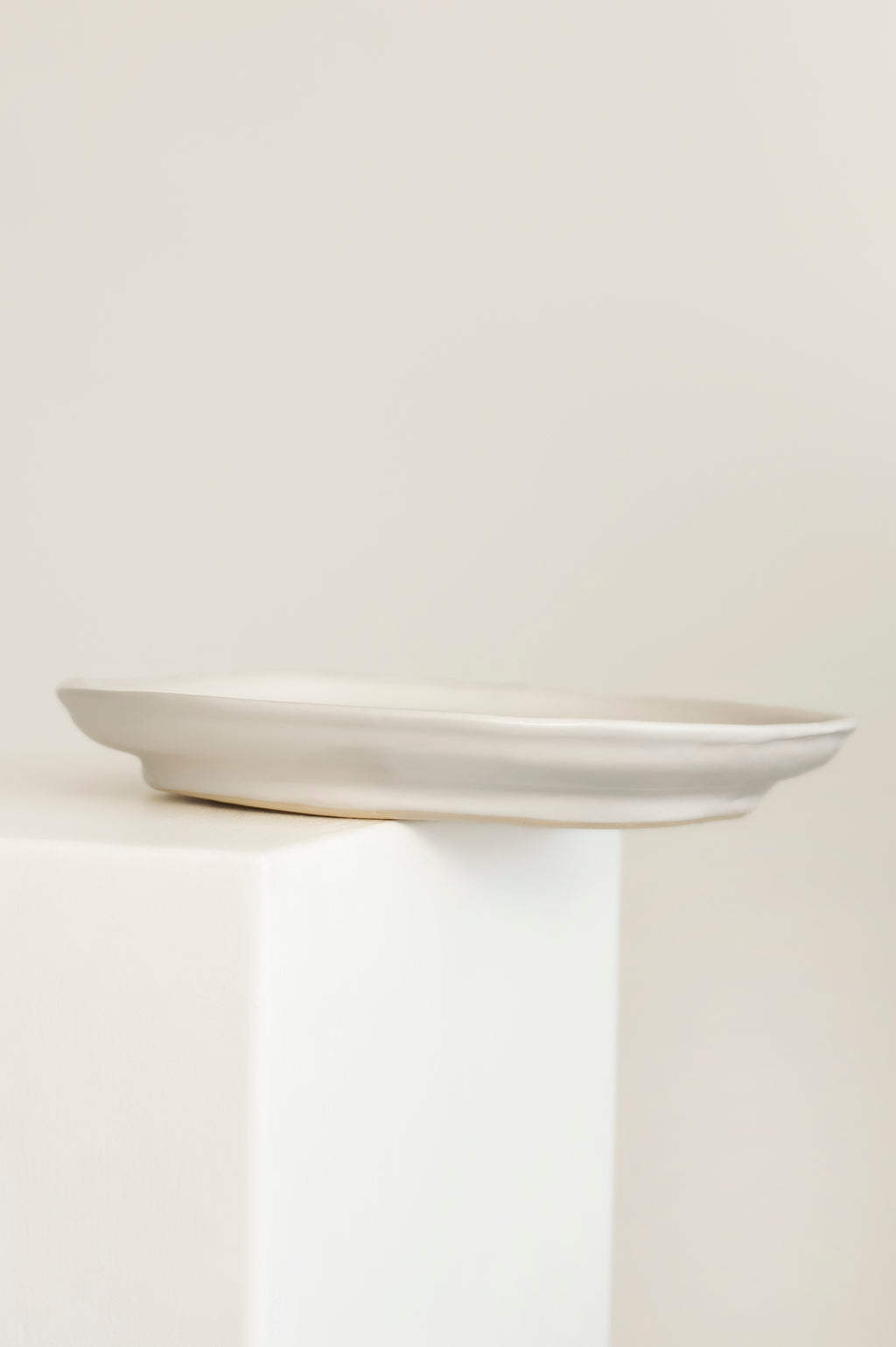 The DINNER PLATE in white
