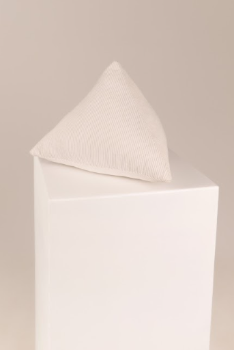 The PYRAMID scatter in white corduroy