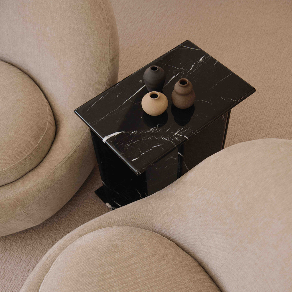 The TONY side table in marble